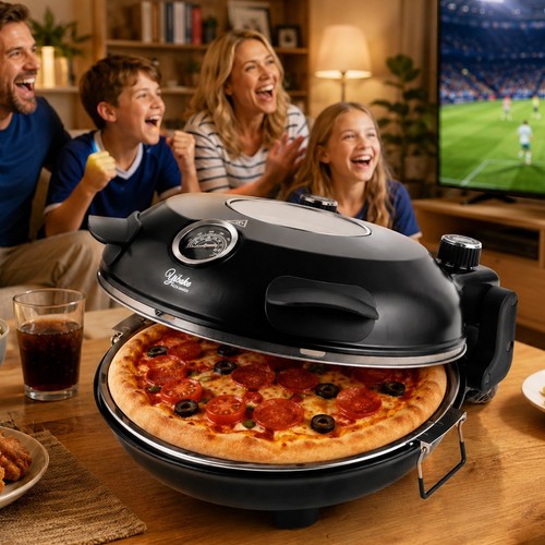 Elektrischer pizzaofen 1200w - elektrischer,