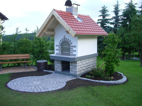 Holzbackofen steinofen pizza - holzbackofen,